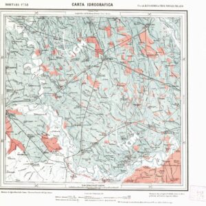 CARTA IDROGRAFICA DEL REGNO D'ITALIA - Foglio 58 - Mortara