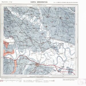 CARTA IDROGRAFICA DEL REGNO D'ITALIA - Foglio 60 - Piacenza