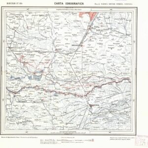 CARTA IDROGRAFICA DEL REGNO D'ITALIA - Foglio 64 - Rovigo