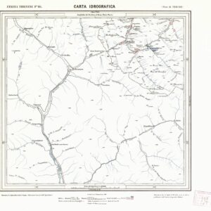 CARTA IDROGRAFICA DEL REGNO D'ITALIA - Foglio 66 - Cesana Torinese