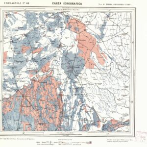 CARTA IDROGRAFICA DEL REGNO D'ITALIA - Foglio 68 - Carmagnola