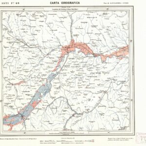 CARTA IDROGRAFICA DEL REGNO D'ITALIA - Foglio 69 - Asti
