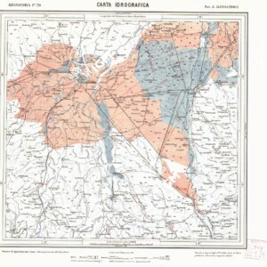 CARTA IDROGRAFICA DEL REGNO D'ITALIA - Foglio 70 - Alessandria