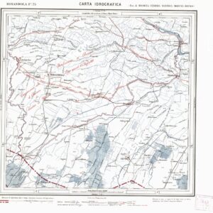 CARTA IDROGRAFICA DEL REGNO D'ITALIA - Foglio 75 - Mirandola