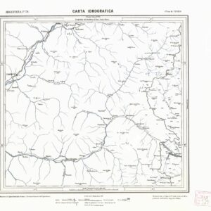 CARTA IDROGRAFICA DEL REGNO D'ITALIA - Foglio 78 - Argentera