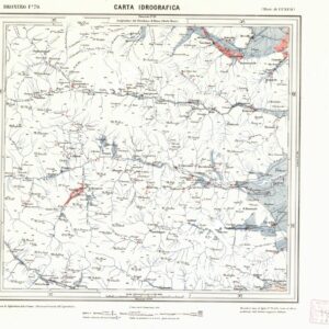 CARTA IDROGRAFICA DEL REGNO D'ITALIA - Foglio 79 - Dronero