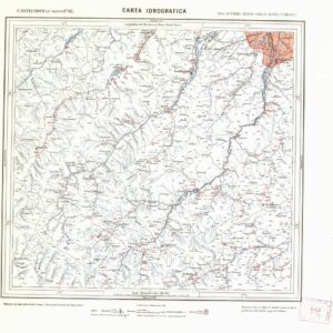 CARTA IDROGRAFICA DEL REGNO D'ITALIA - Foglio 85 - Castelnovo ne Monti