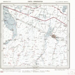 CARTA IDROGRAFICA DEL REGNO D'ITALIA - Foglio 87 - Bologna