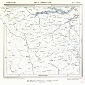 CARTA IDROGRAFICA DEL REGNO D'ITALIA - Foglio 90 - Demonte