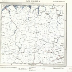 CARTA IDROGRAFICA DEL REGNO D'ITALIA - Foglio 91 - Boves