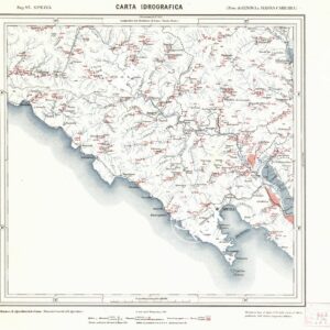 CARTA IDROGRAFICA DEL REGNO D'ITALIA - Foglio 95 - Spezia