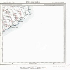 CARTA IDROGRAFICA DEL REGNO D'ITALIA - Foglio 103 - Porto Maurizio