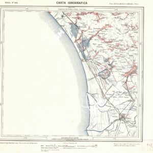 CARTA IDROGRAFICA DEL REGNO D'ITALIA - Foglio 104 - Pisa