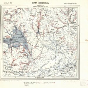 CARTA IDROGRAFICA DEL REGNO D'ITALIA - Foglio 105 - Lucca