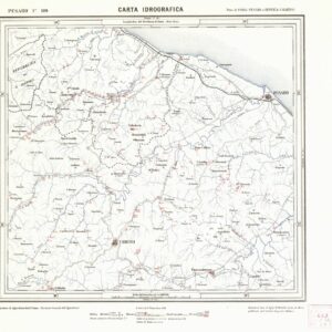 CARTA IDROGRAFICA DEL REGNO D'ITALIA - Foglio 109 - Pesaro