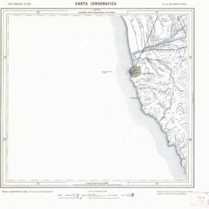CARTA IDROGRAFICA DEL REGNO D'ITALIA - Foglio 111 - Livorno