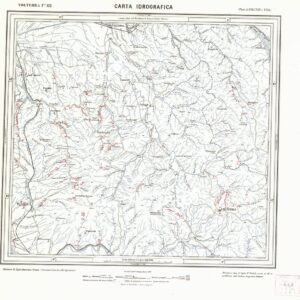CARTA IDROGRAFICA DEL REGNO D'ITALIA - Foglio 112 - Volterra