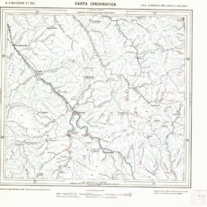 CARTA IDROGRAFICA DEL REGNO D'ITALIA - Foglio 113 - S. Casciano