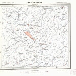 CARTA IDROGRAFICA DEL REGNO D'ITALIA - Foglio 115 - Città di Castello