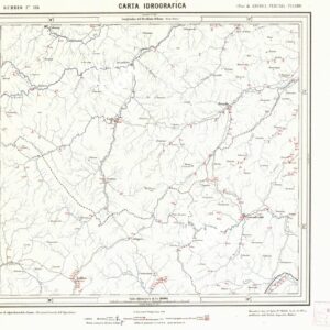 CARTA IDROGRAFICA DEL REGNO D'ITALIA - Foglio 116 - Gubbio