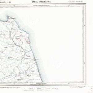 CARTA IDROGRAFICA DEL REGNO D'ITALIA - Foglio 118 - Ancona