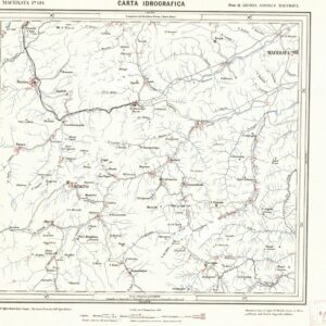 CARTA IDROGRAFICA DEL REGNO D'ITALIA - Foglio 124 - Macerata