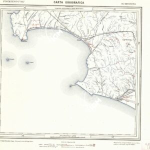 CARTA IDROGRAFICA DEL REGNO D'ITALIA - Foglio 127 - Piombino
