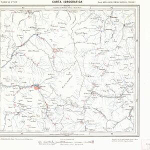 CARTA IDROGRAFICA DEL REGNO D'ITALIA - Foglio 132 - Norcia