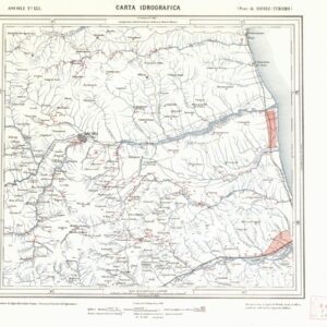 CARTA IDROGRAFICA DEL REGNO D'ITALIA - Foglio 133 - Ascoli
