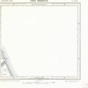 CARTA IDROGRAFICA DEL REGNO D'ITALIA - Foglio 134 - Giulianova