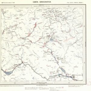 CARTA IDROGRAFICA DEL REGNO D'ITALIA - Foglio 139 - Aquila degli Abruzzi