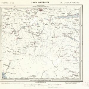 CARTA IDROGRAFICA DEL REGNO D'ITALIA - Foglio 140 - Teramo