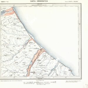 CARTA IDROGRAFICA DEL REGNO D'ITALIA - Foglio 141 - Chieti