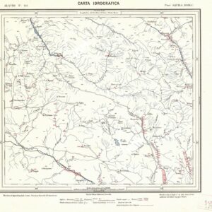 CARTA IDROGRAFICA DEL REGNO D'ITALIA - Foglio 151 - Alatri