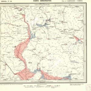 CARTA IDROGRAFICA DEL REGNO D'ITALIA - Foglio 161 - Isernia