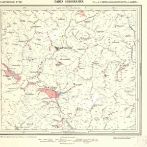 CARTA IDROGRAFICA DEL REGNO D'ITALIA - Foglio 162 - Campobasso
