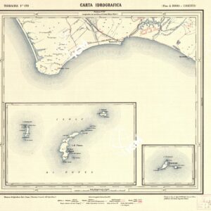 CARTA IDROGRAFICA DEL REGNO D'ITALIA - Foglio 170 - Terracina