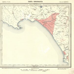 CARTA IDROGRAFICA DEL REGNO D'ITALIA - Foglio 171 - Gaeta