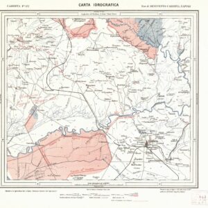 CARTA IDROGRAFICA DEL REGNO D'ITALIA - Foglio 172 - Caserta