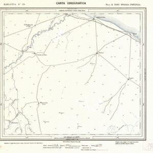 CARTA IDROGRAFICA DEL REGNO D'ITALIA - Foglio 176 - Barletta