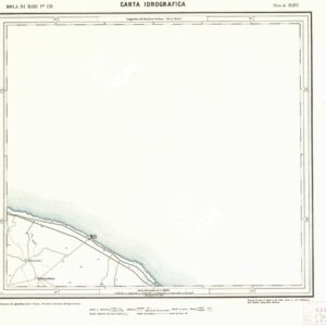 CARTA IDROGRAFICA DEL REGNO D'ITALIA - Foglio 178 - Mola di Bari
