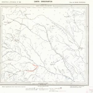CARTA IDROGRAFICA DEL REGNO D'ITALIA - Foglio 188 - Gravina in Puglia