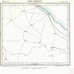 CARTA IDROGRAFICA DEL REGNO D'ITALIA - Foglio 190 - Monopoli