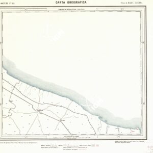 CARTA IDROGRAFICA DEL REGNO D'ITALIA - Foglio 191 - Ostuni
