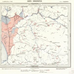 CARTA IDROGRAFICA DEL REGNO D'ITALIA - Foglio 198 - Campagna