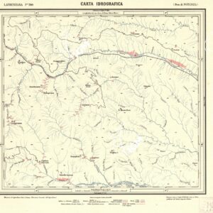 CARTA IDROGRAFICA DEL REGNO D'ITALIA - Foglio 200 - Laurenzana