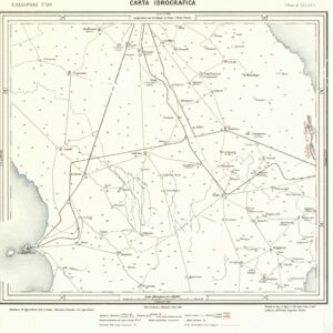 CARTA IDROGRAFICA DEL REGNO D'ITALIA - Foglio 214 - Gallipoli