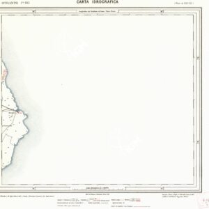 CARTA IDROGRAFICA DEL REGNO D'ITALIA - Foglio 215 - Otranto