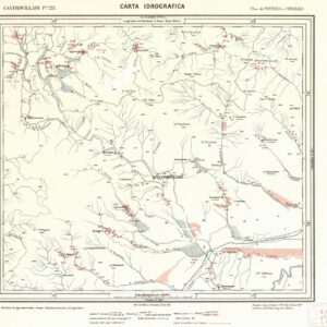 CARTA IDROGRAFICA DEL REGNO D'ITALIA - Foglio 221 - Castrovillari