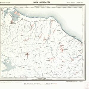 CARTA IDROGRAFICA DEL REGNO D'ITALIA - Foglio 230 - Rossano